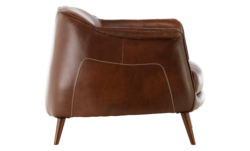 Martel Spiced Brown Club Chair